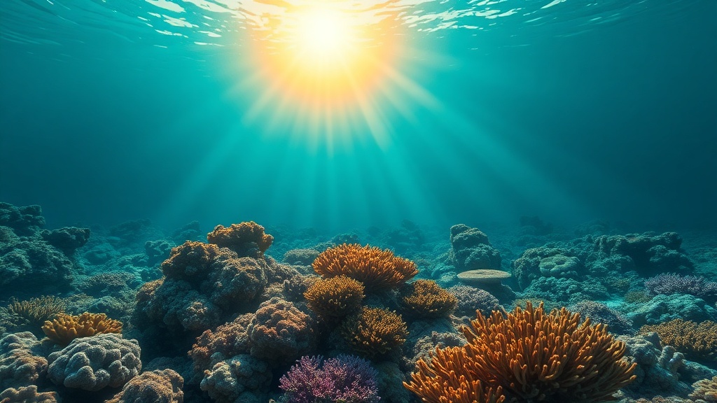 Shallow reef underwater scene